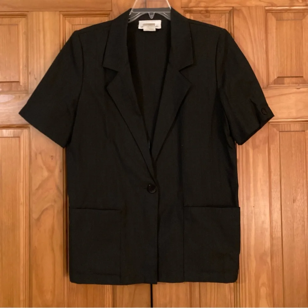EUC Vintage Lisa Josephs Short Sleeve Blazer Size M